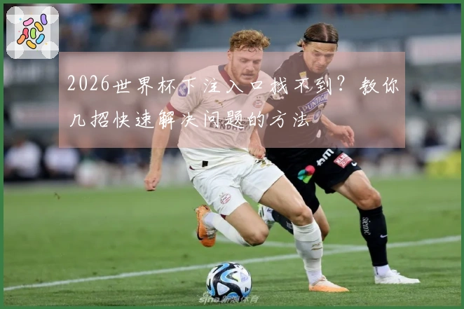 2026世界杯下注入口找不到？教你几招快速解决问题的方法