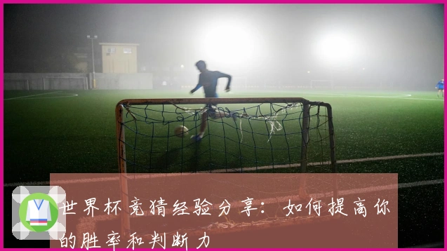 世界杯竞猜经验分享：如何提高你的胜率和判断力